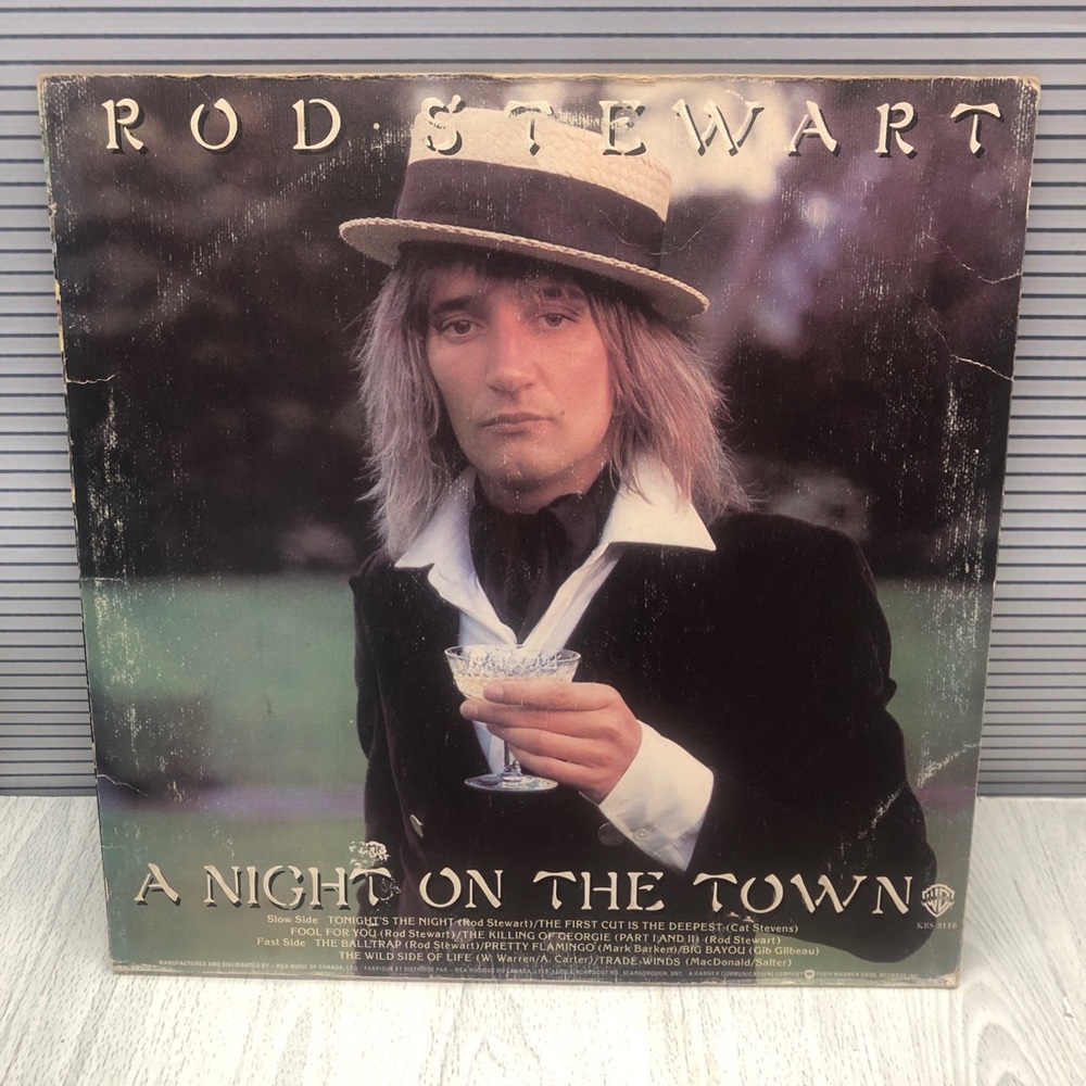 ROD STEWART-A Night On The Town-1976 WB BS2938- Original Vinyl Record LP